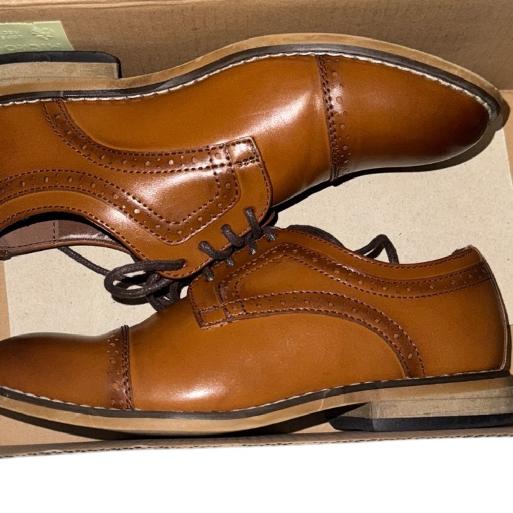 Stacy Adams Brown Kids Dress Shoes